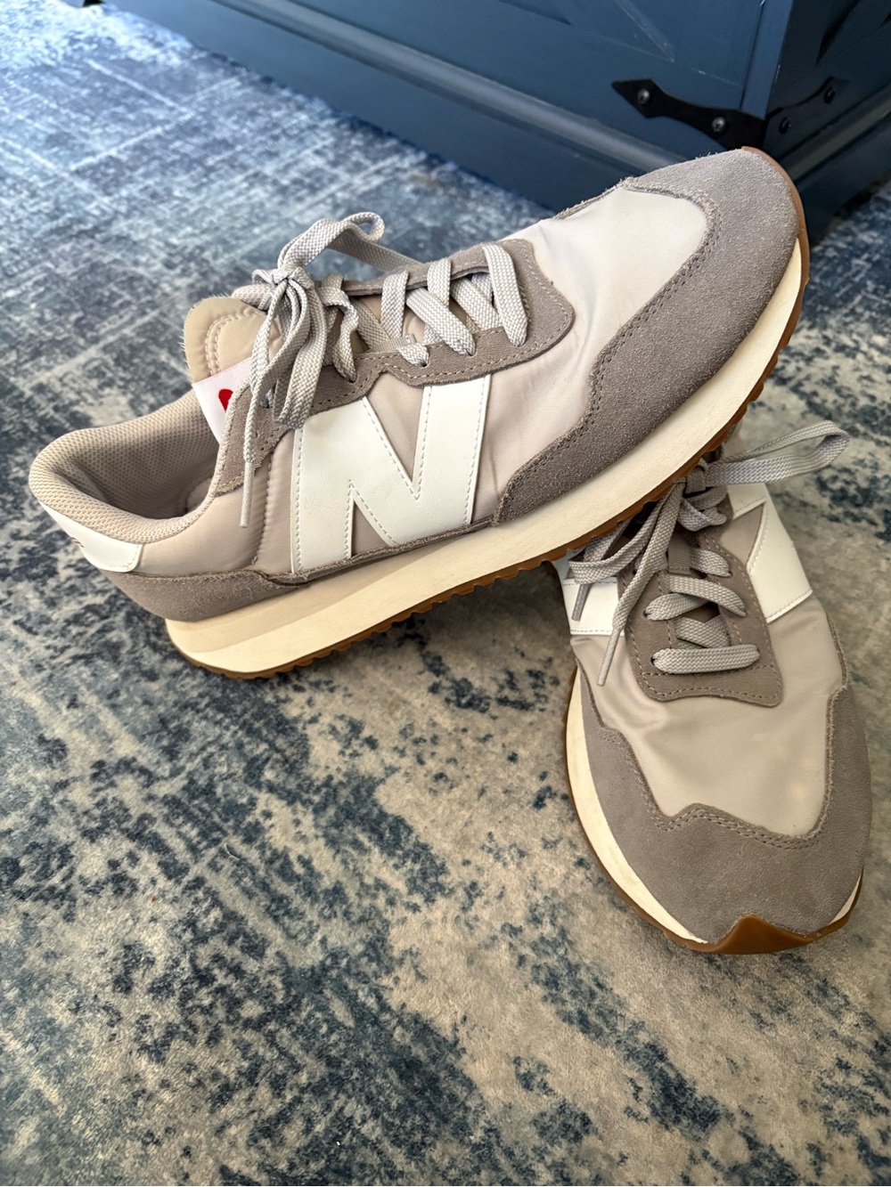 New Balance 237 MS237GE Cream Gray Sneakers Men’s Size 10.5